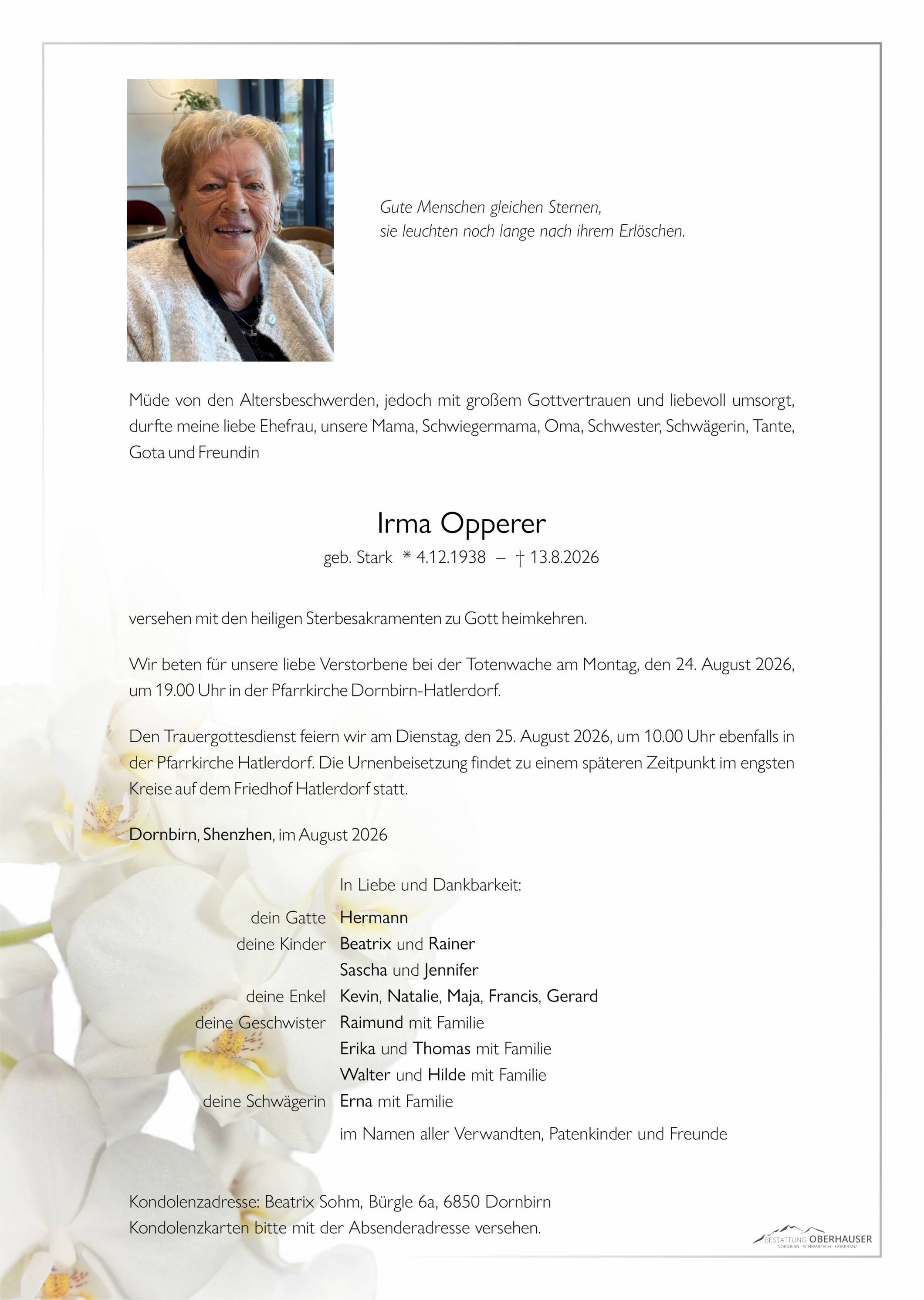 Irma Opperer